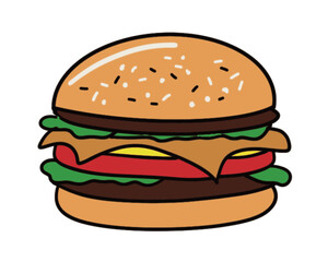 Burger Vector Illustration