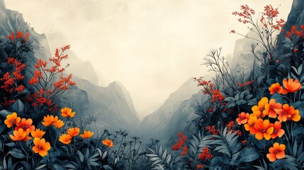 The background color should be light gray or beige, with clear edges around the illustration. --ar 16:9 --stylize 750 --v 6.1 Job ID: c06f9286-f2ec-4291-8306-21dfe2c2740b