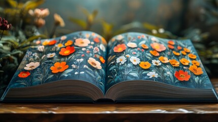 The background is soft and neutral, highlighting the book's playful and creative theme --ar 16:9 --stylize 750 --v 6.1 Job ID: 14e7be38-91ca-43a7-816e-49b321c59f8d