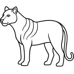 Collection of diverse animal outlines with clean stroke designs for creative projects