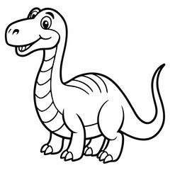 Cute cartoon dinosaur animal illustration pack featuring various prehistoric creatures in vibrant colors