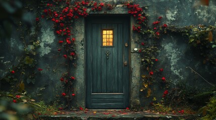The Door That Only Opens at Midnight --ar 16:9 --stylize 750 --v 6.1 Job ID: 20b04050-d4ad-48cf-8cf4-35a8274fa3ad