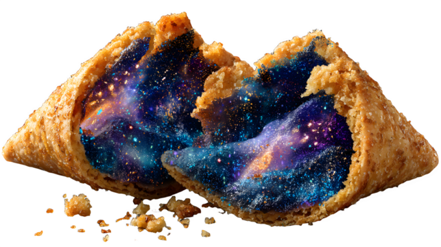 Break open a flaky pastry to reveal a dazzling galaxy of stars and nebulae