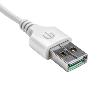 Usb cable connection tech setup PNG, isolated on transparent background