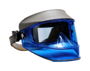 Protective gear for welding workshop equipment PNG, isolated on transparent background