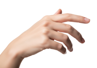 Delicate female hand with graceful fingers extended, symbolizing elegance, expression, fragility, connection, gesture, and beauty