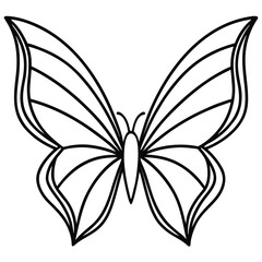 Obraz premium Intricate butterfly wing illustration with vibrant abstract color splashes and delicate line art