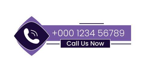 Call us now or Contact us button. Call icon and phone number