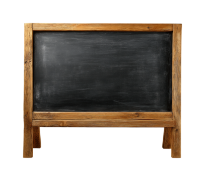 Classroom learning tool educational space chalkboard PNG, isolated on transparent background