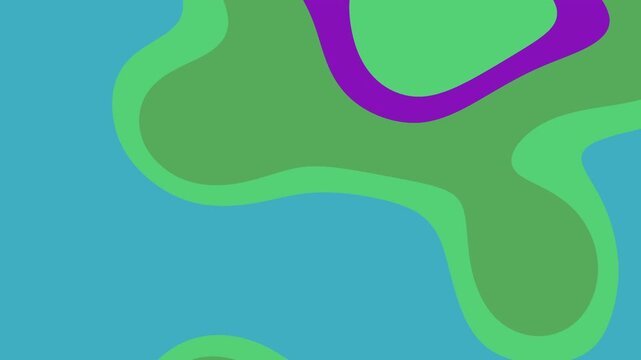 Pop Art Abstract Blue Green Purple Background
