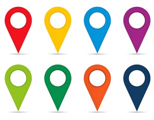 Colorful location markers (1)