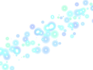 Blue and Green Sparkly Bokeh Lights

