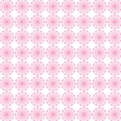 Pink and Purple Mandala Repeat Pattern