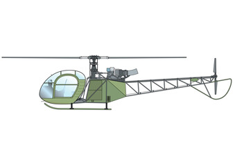 Franz&ouml;sischer Hubschrauber