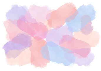 Abstract watercolor splash background with pastel color palette for creative design and art projects