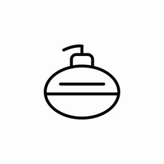 round dispenser bottle icon sign vector