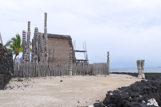 Hale o Keawe at Pu&rsquo;uhonua O Honaunau