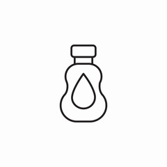 baby oil lotion icon sign vector