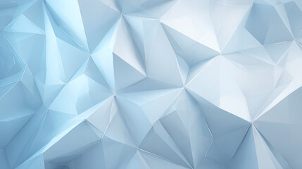 Abstract light blue geometric shapes create modern design