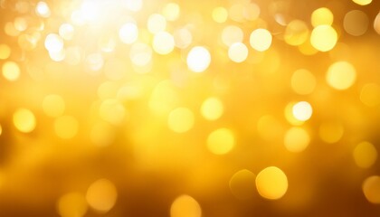 Fototapeta premium Bright Yellow Abstract Background With Smooth Gradient And Soft Bokeh Effects