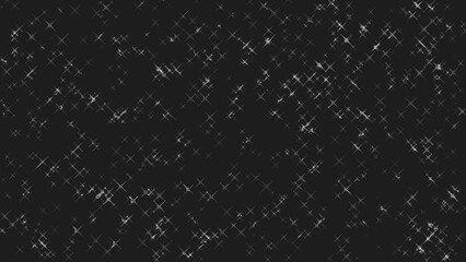 Imitation of the starry sky - a lot of grey crosses