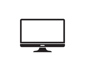 Simple Vector Illustration of a Modern Computer Monitor