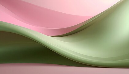 Abstract Gradient Mesh Background in Olive Green and Dusty Pink – Minimalist and Modern Design