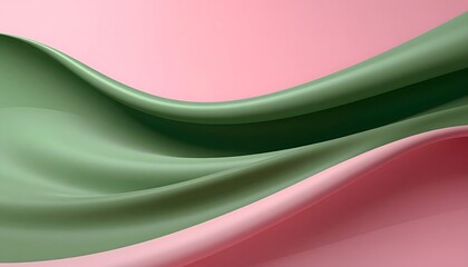 Abstract Gradient Mesh Background in Olive Green and Dusty Pink – Minimalist and Modern Design