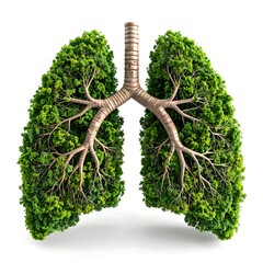 Lungs shaped like a tree