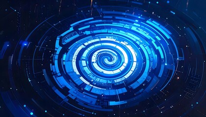 Modern Background Texture with Abstract Fingerprint Pattern – Biometric Security Concept