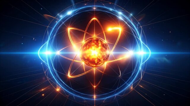 Exploring the Quantum Realm - Atomic Structure Visualization.