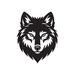  Wolf Head Vector Illustration