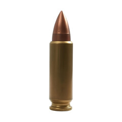 Photo of bullet isolated on transparent background