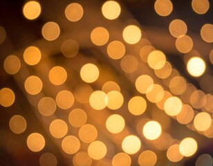 Obraz premium Golden bokeh lights