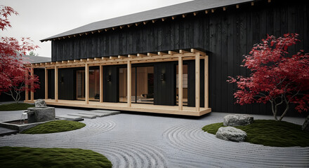 Modern Japanese Wabi-Sabi Villa