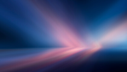 Dark abstract background with neon light, blurred lines, studio scene