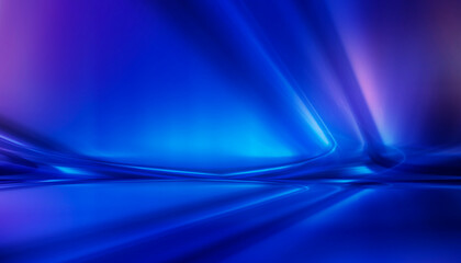 Dark abstract background with neon light, blurred lines, studio scene