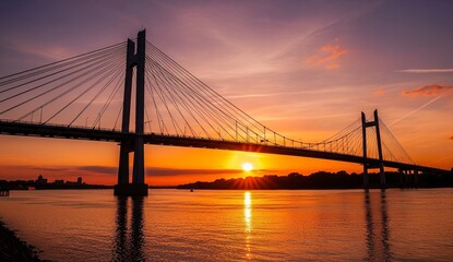 Sleek modern city bus arriving at clean station, glass reflections and minimal design.