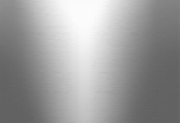 Polished Stainless Steel Plate with Gleaming Reflection - High-Quality Metal Texture Background