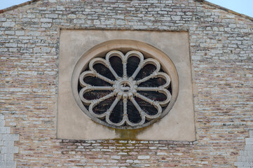 The Church of San Francesco is a religious building located in Gubbio, built in the second half of the 13th century. The exterior retains its Gothic apse, and the bell tower stands next to it.
