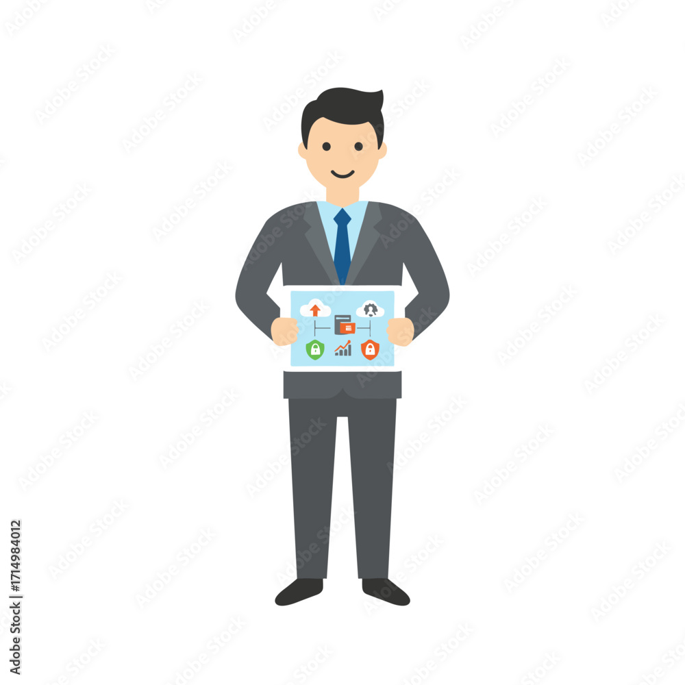 Aufkleber managing cloud data storage with secure document uploads, backups, digital transformation, big data 