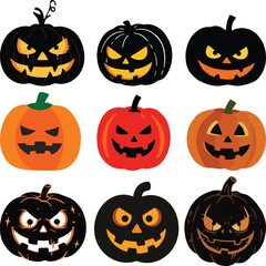 Halloween jack o lantern face for spooky celebrations