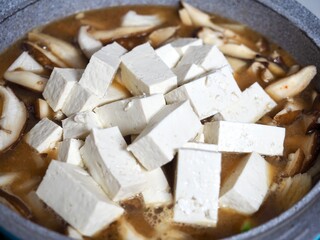 한국음식 된장국, 음식