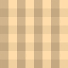 Seamless beige gingham plaid pattern with soft squares. Perfect for textiles, tablecloths, wrapping paper, and rustic or vintage-inspired background designs.