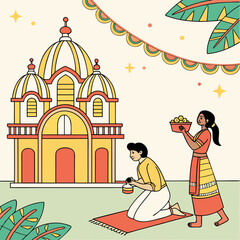 Durga Puja. Durga Puja is one of the most popular festivals in India. Durga Puja festival marks the victory of Goddess Durga over the demon Mahishasura. The ...