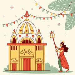 Durga Puja. Durga Puja is one of the most popular festivals in India. Durga Puja festival marks the victory of Goddess Durga over the demon Mahishasura. The ...