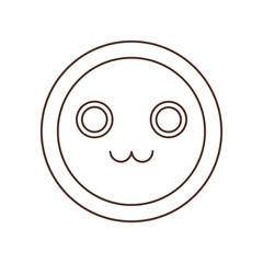 Obraz premium A vibrant vector icon of a smiling face, a symbol of happiness and fun