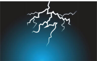 Electric Energy Effect on Dark Background,Electric Thunderbolt , Electric Strike on Dark Background.