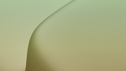 A soft sweeping curve meets a subtle gradient background in a minimalist 3D render