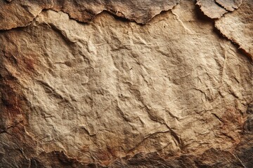 Naklejka premium Close-Up Texture of Weathered Natural Stone Surface with Rich Earthy Tones and Unique Patterns
